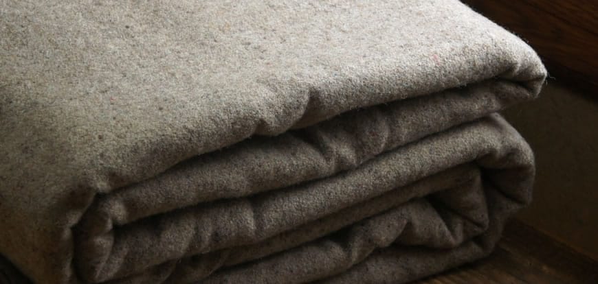 Llama Lo Wool Blanket