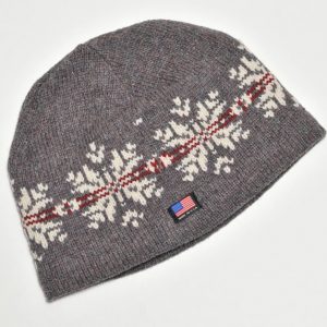 Llama Lo Wool Hat with Made in the USA Flag Detail